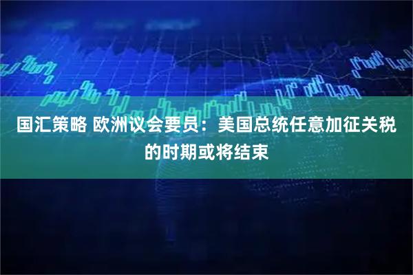 国汇策略 欧洲议会要员：美国总统任意加征关税的时期或将结束