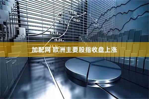 加配网 欧洲主要股指收盘上涨